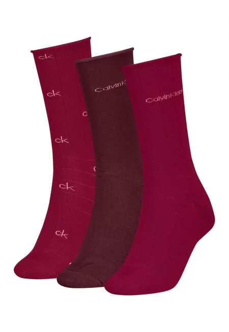 Дълги чорапи с лого - 3 чифта