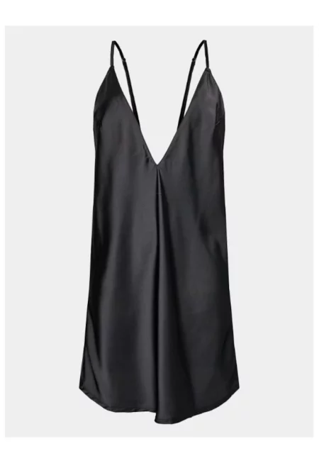 Дамска нощница -  302999187 - Полиамид - Черен - Черен