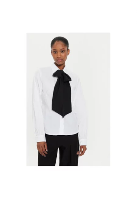 Дамска риза -  304610868 - Полиестер - Бяла