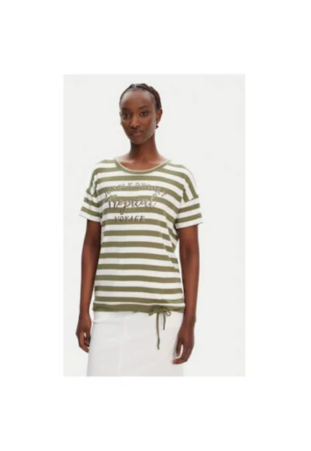 Дамска тениска  11105101 - Вискоза - Зелена - Зелен