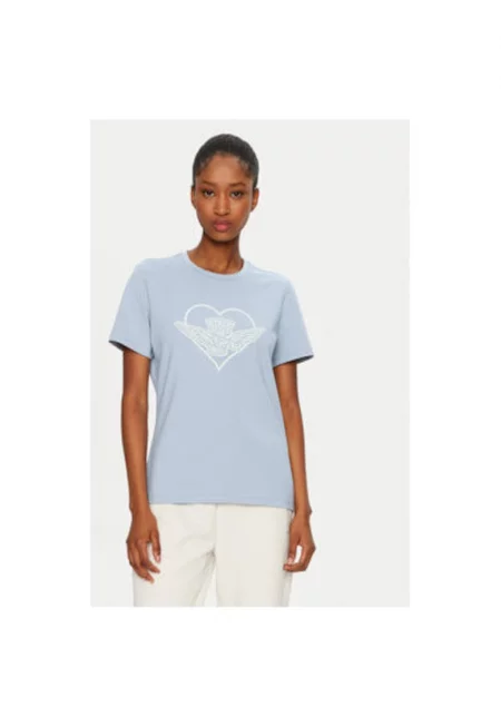 Дамска тениска -  304565625 - Памук - Бежов