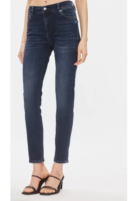 Дамски дънки -  303885601 - Памук - Син - Син