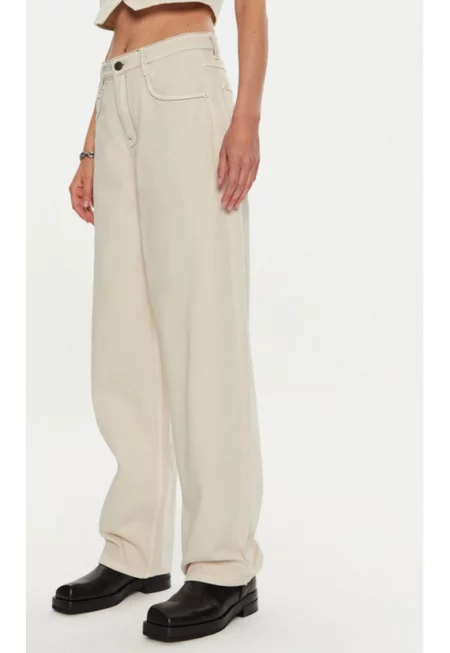 Дамски дънки  304759796 - Памук - Бежов - Бежов