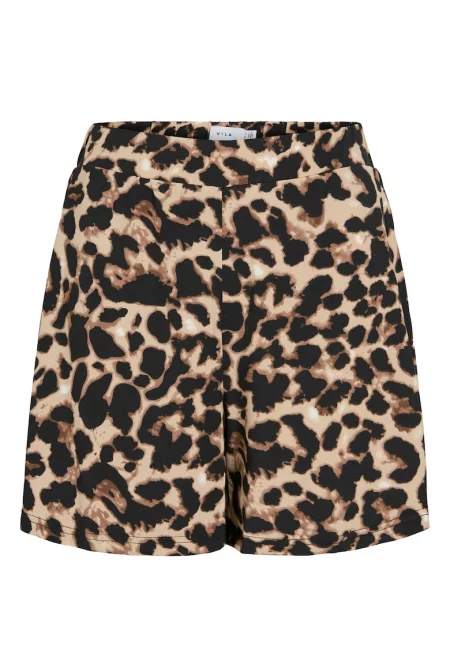 Дамски къси панталони  14109339 - Полиестер - Кафяв - Кафяв