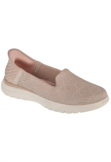 Дамски обувки  Slip-Ins On The Go Flex - Clover 138182 - Бежов