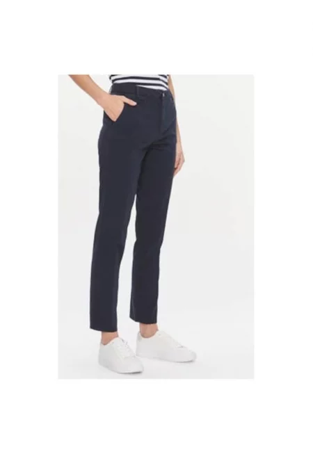 Дамски панталон -  303814069 - Памук - Син - Син