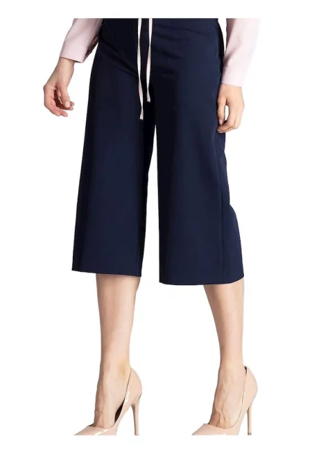 Дамски панталон -  Полиестер/Вискоза - Морско син