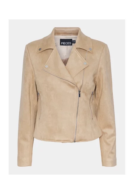 Дамско яке -  303501532 - Бежово - Полиестер