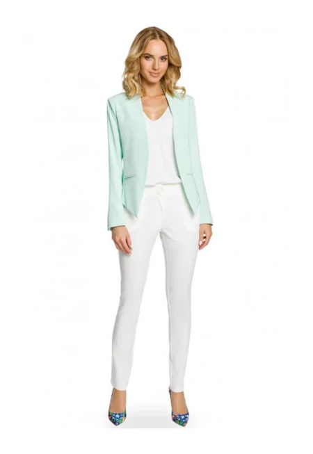 Дамско яке -  Полиестер/васкоза - Ментово зелено