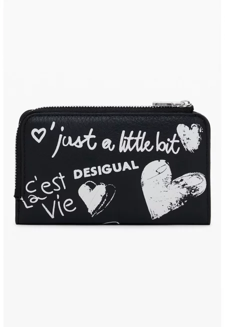 Десениран портфейл от еко кожа