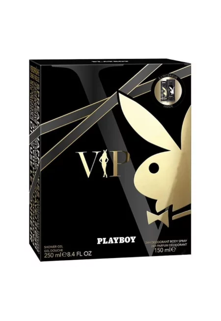 Дезодорант спрей 150 ml  Vip+Душ гел Playboy Vip 250 ml