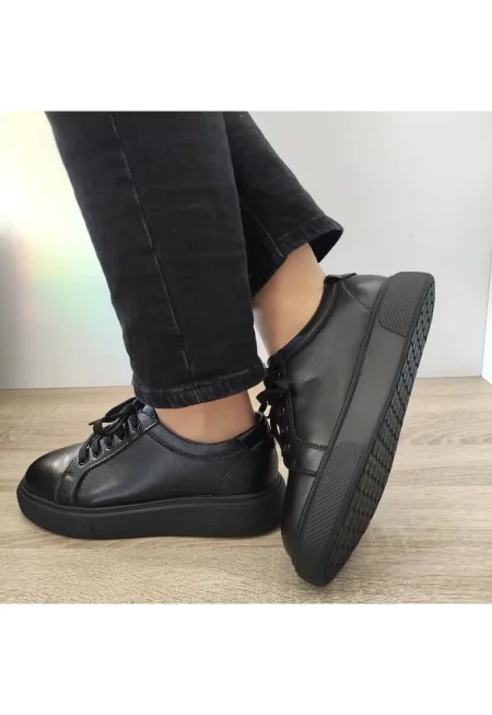 Ежедневни дамски обувки  S3129T Black - черни - Черен