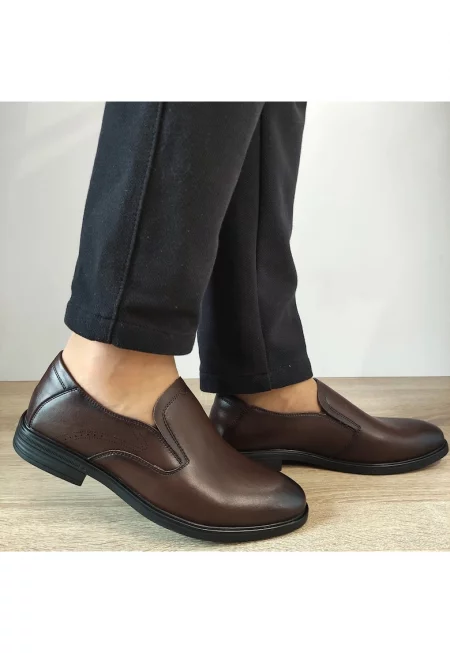 Ежедневни мъжки обувки  Wm2522 Кафяв - Кафяв