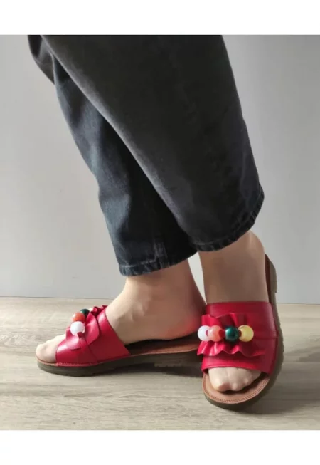 Ежедневни сабо дамски  440016G 05-N Червени - Червен