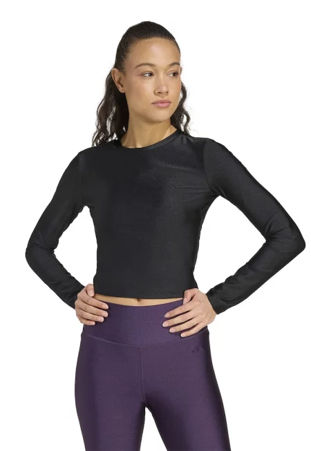 Фитнес къса блуза