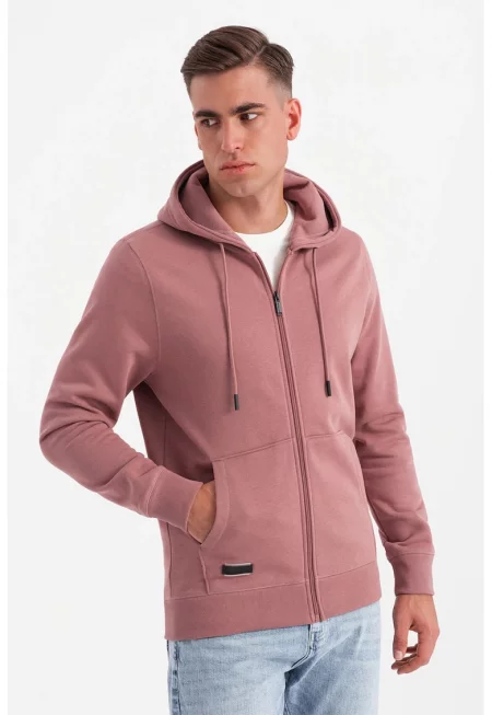 Худи с цип и джобове