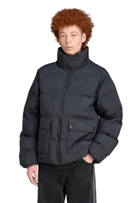 Капитонирано зимно яке с висока талия