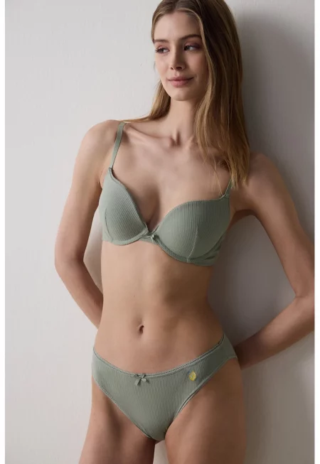 Класически сутиен - Зелени аспержи