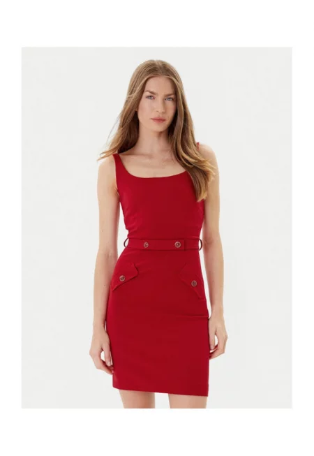 Коктейлна рокля от Marciano Guess - червена