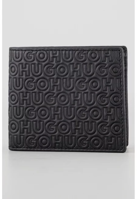 Кожен портфейл с монограм