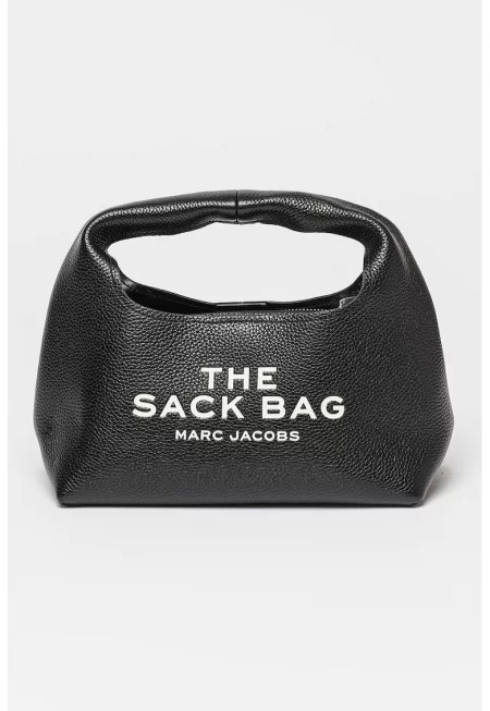 Кожена чанта The Mini Sack с релефно лого