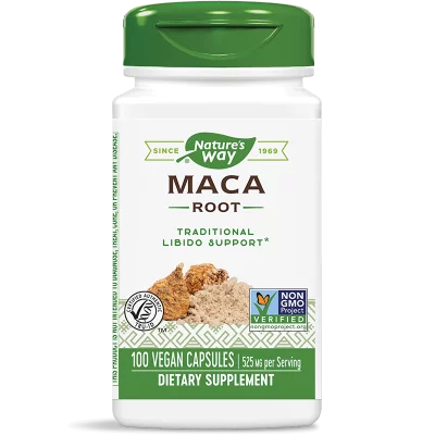 Мака - хормонален регулатор, афродизиак и адаптоген, 525 mg, 100 капсули
