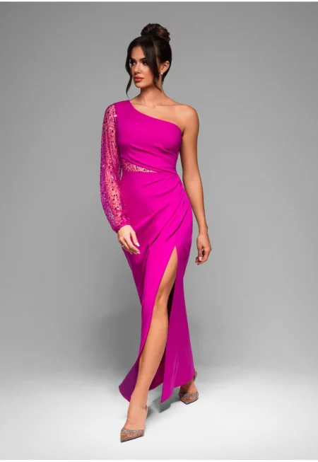 Макси вечерна рокля LACRICA LA-OM-DLR011