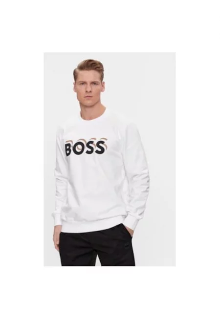 Мъжка блуза -  303640842 - Памук - Бяла - Бял