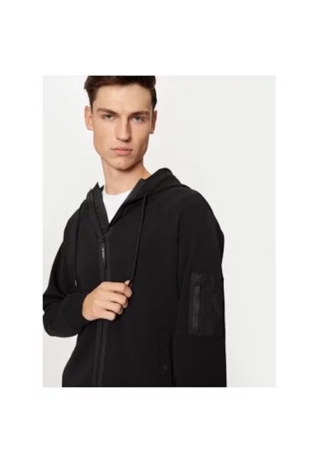 Мъжка блуза -  304399114 - Полиестер - Черен - Черен