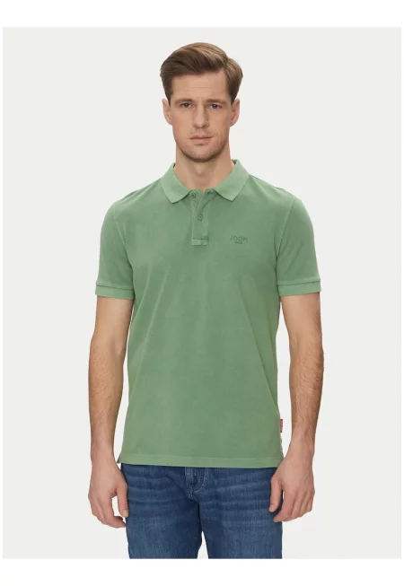 Мъжка тениска - Joop Jeans - зелена - органичен памук - къс ръкав -