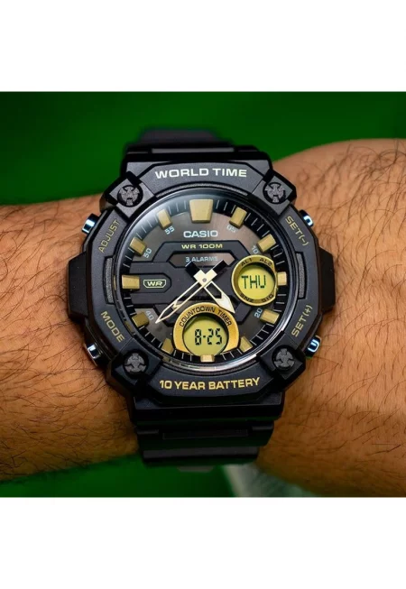 Мъжки часовник -  Колекция AEQ 792249223 - Черен