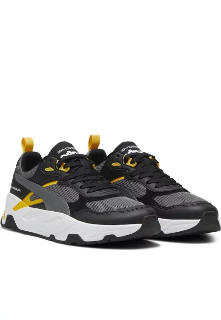 Мъжки спортни обувки -  Синтетика/Текстил - Черни