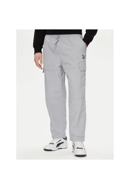 Мъжки спортни панталони -  324759 - Сив - Найлон