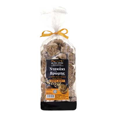 Пълнозърнести овесени сухари без сол (Крит), 400 g