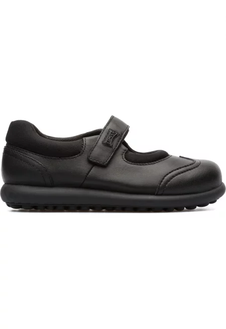 Пантофки тип балерини Pelotas с лого - Избеляло черно