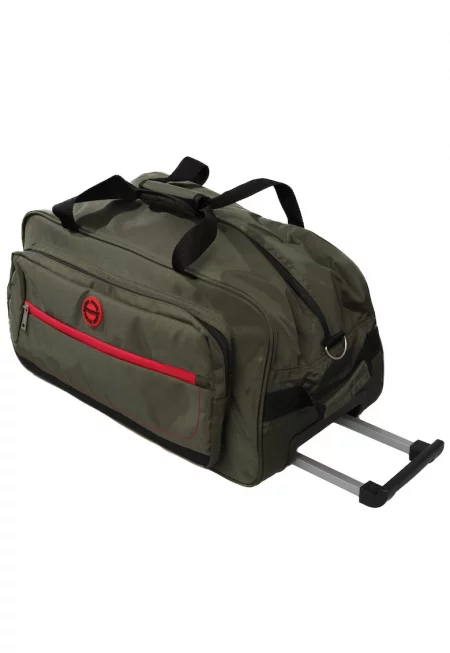 Пътна чанта с количка - Shadow - Green - 55x30x30см