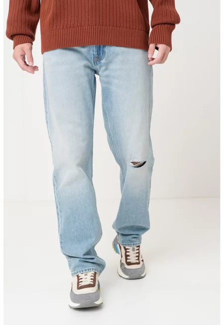 Прави дънки Abner - Светлосин