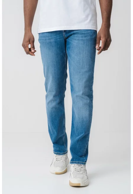 Прави дънки Denton - Пастелносин