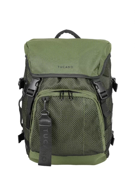 Раница с регулируема презрамка - Зелен