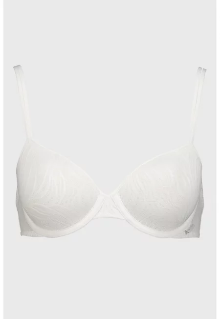 Релефен сутиен с подпънки и лого