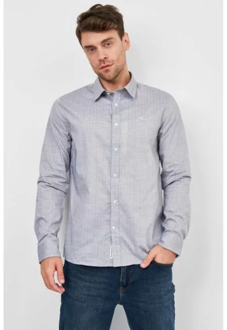 Риза  Dobby J30J318188 - Сив