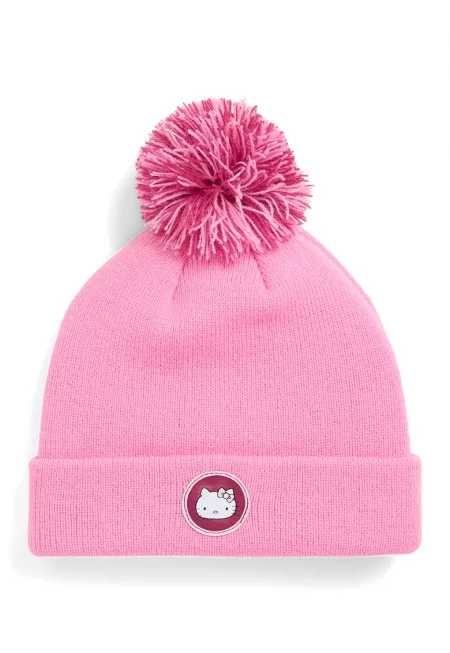 Шапка Hello Kitty с помпон