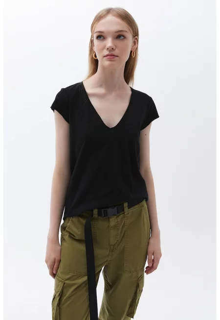 Шпиц тениска от памук