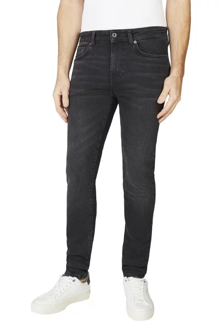 Скини дънки с 5 джоба - Антрацитно сиво