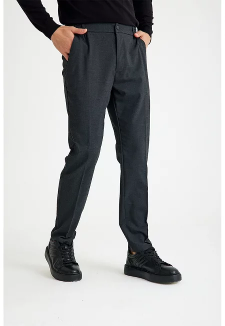 Скосен панталон с еластична талия