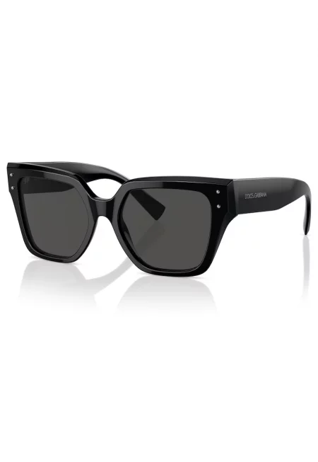 Слънчеви очила с плътни рамене - Черен