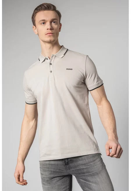 Слим тениска Dinoso с яка