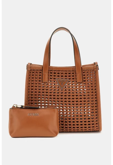 Сплетена чанта през рамо Brigitta и несесер