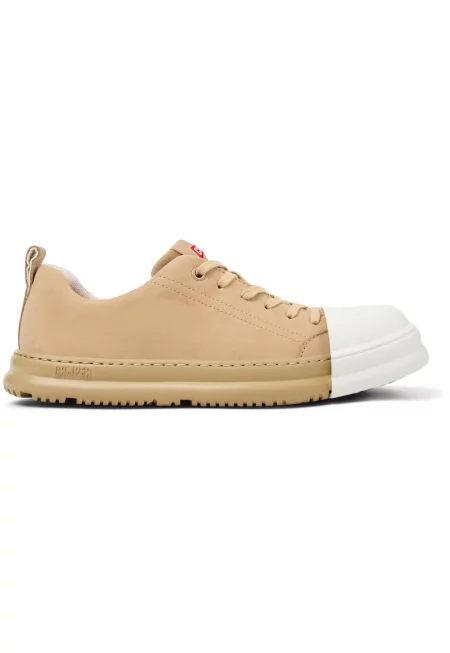 Спортни обувки Junction Runner от набук - Бял/Бежов