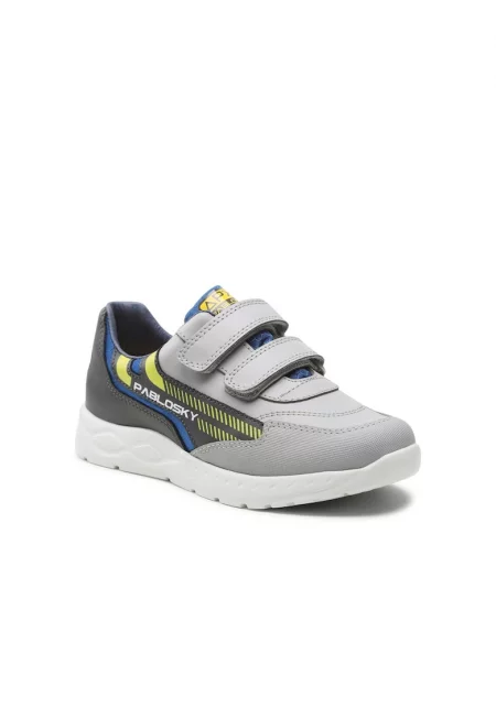 Спортни обувки за момче -  Естествена кожа - Сив